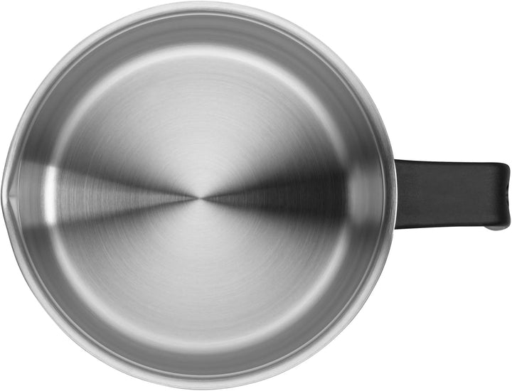 WMF Milchtopf Induktion ohne Deckel 14 cm, kleiner Topf 1,7l, Cromargan Edelstahl poliert, Schüttran