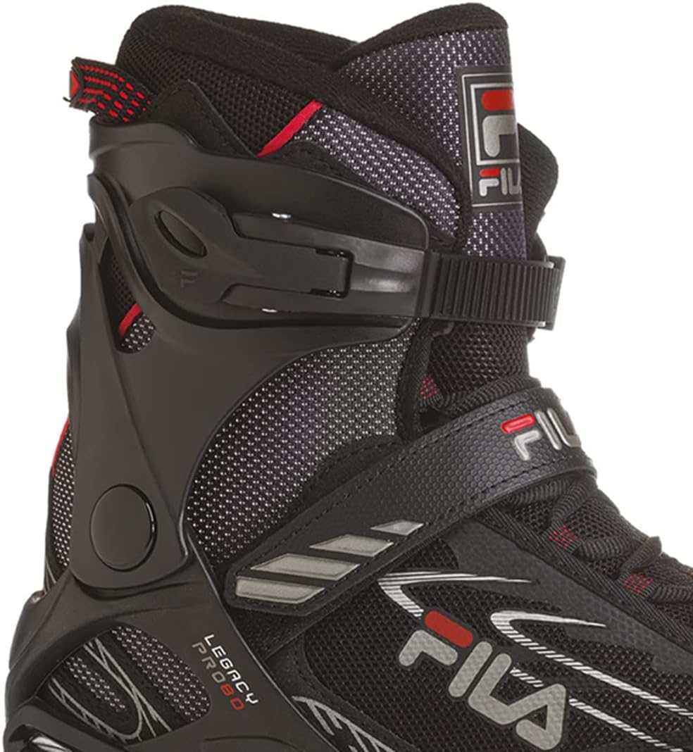 FILA Skates Legacy Pro 80 Black/Red 0 44, 0 44