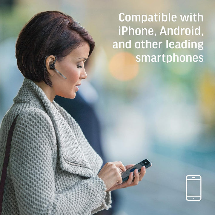 Plantronics Bluetooth Headset Voyager Legend + Ladehülle, Schwarz, uni Mit Ladecase Single, Mit Lade