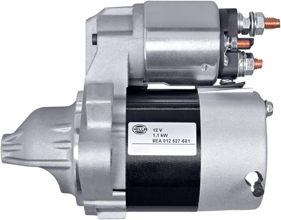 HELLA - Starter/Anlasser - 12V - 1.1kW - für u.a. Toyota Aygo (_B1_) - 8EA 012 527-581