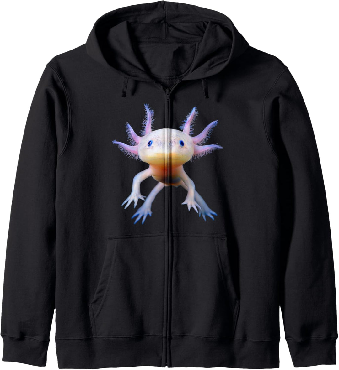 Axolotl - Mexikanischer Schwanzlurch - Wassermonster Kapuzenjacke