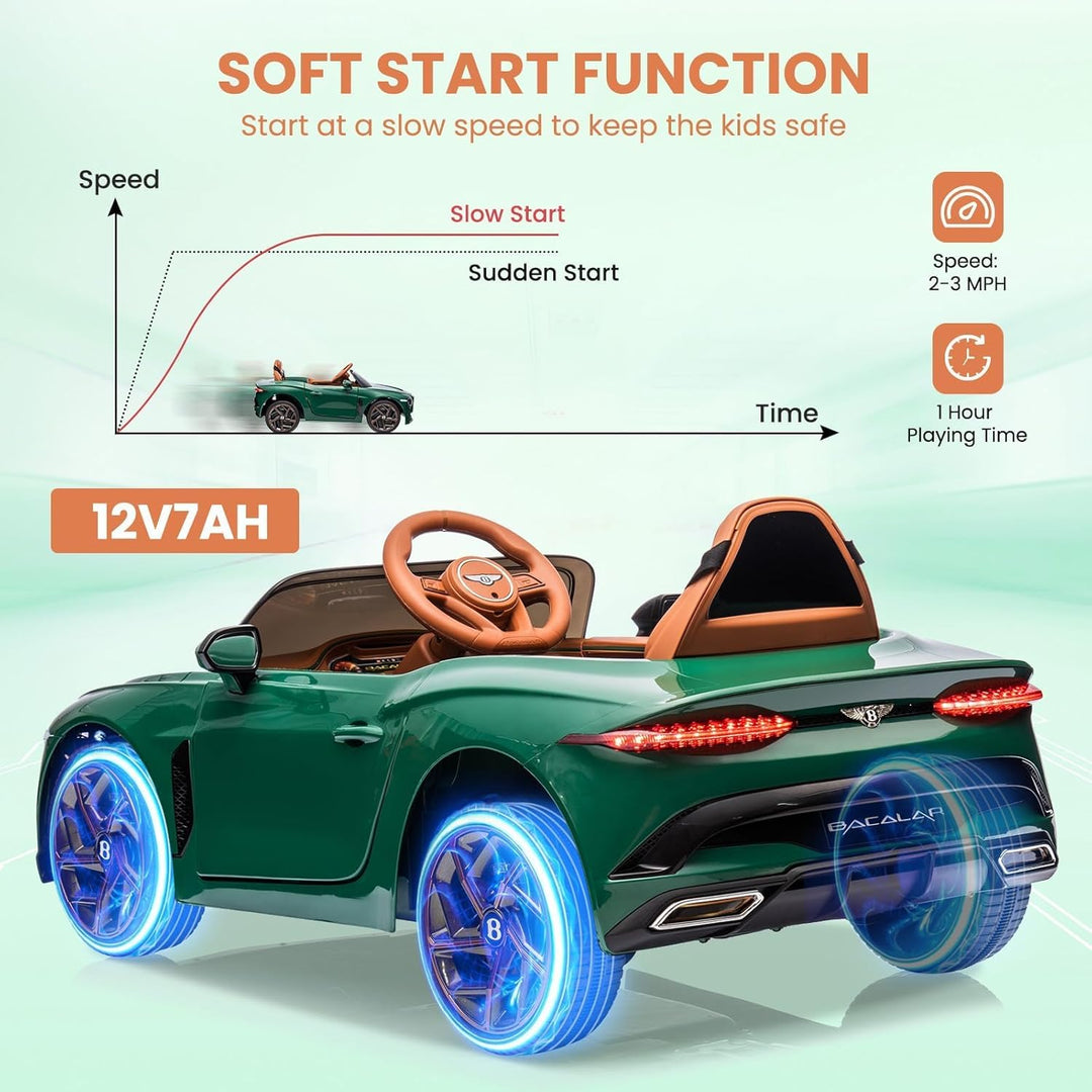 Elektroauto Für Kinder 12V, Unter Der Lizenz Von Bentley Bacalar, Ferngesteuerte Elektrofahrzeuge Fü