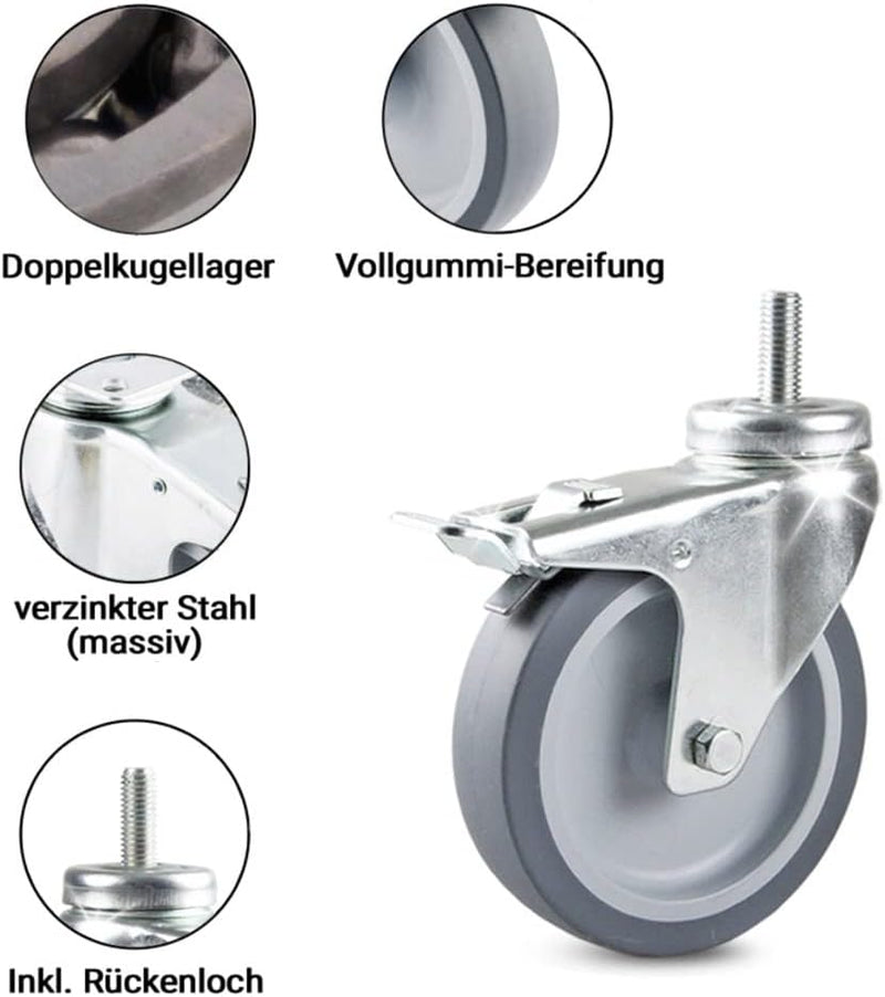 Weva Rollbrett | Siebdruck Transportroller | 40 x 40 cm | bis zu 300 kg Tragkraft | Möbelroller | Ma