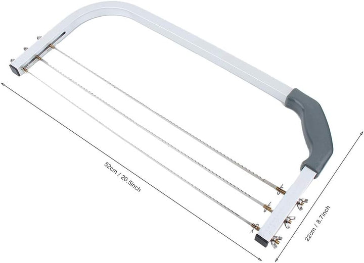 Alvinlite Tortenschneider - 3 Drähte Tortenbodenteiler, Rostfreier Edelstahl, 52cm Kuchenschneider m