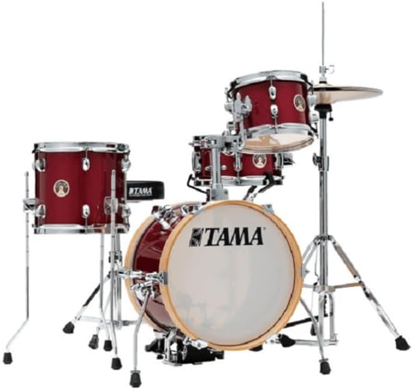 Tama Club Jam Flyer Kit 4 Piece Shell Pack, Candy Apple Mist