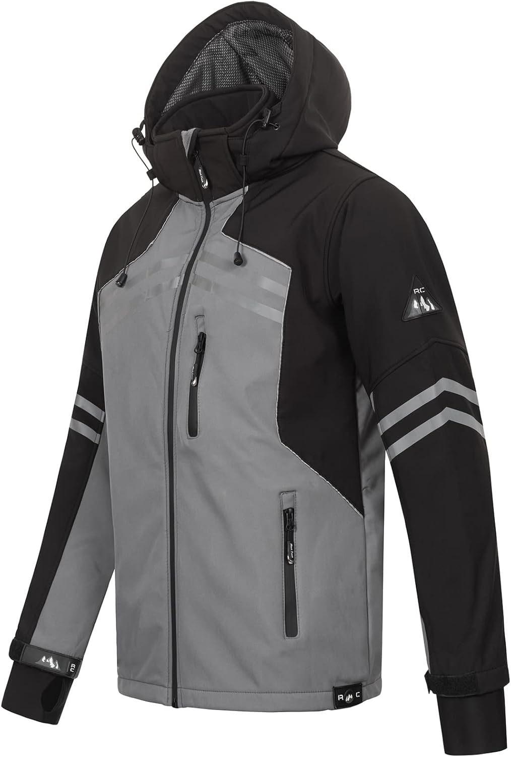 Rock Creek Herren Softshell Jacke Outdoor H-285 S Grau, S Grau