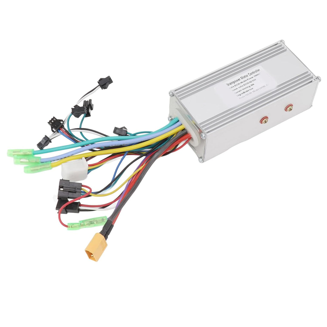 BuyWeek Elektrofahrrad Brushless Motor Controller Kit, 36V 48V 60V 1000W 38A 3 Modus Sinuswelle Cont