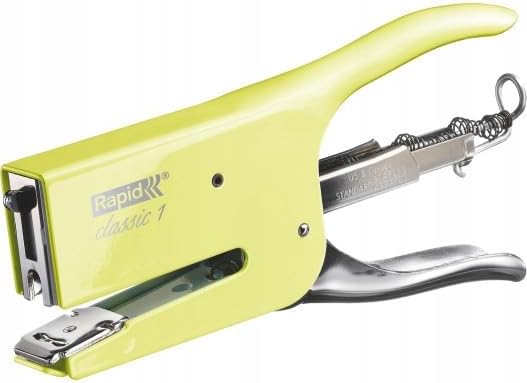 Rapid 5000494 Heftzange K1 (Metall, Heftleistung 50 Blatt, Heftklammerntyp 24) hellgelb mellow yello