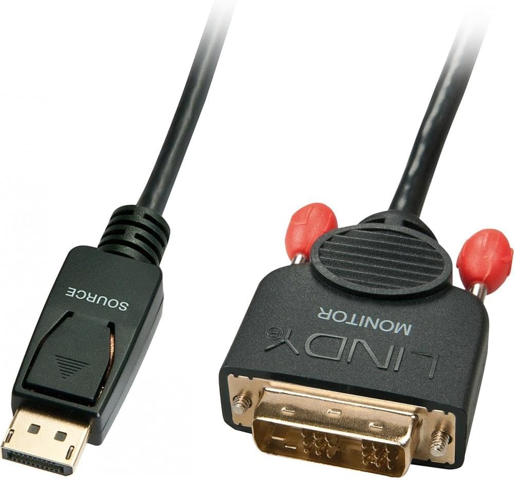LINDY 41489 0.5m DisplayPort an DVI Kabel