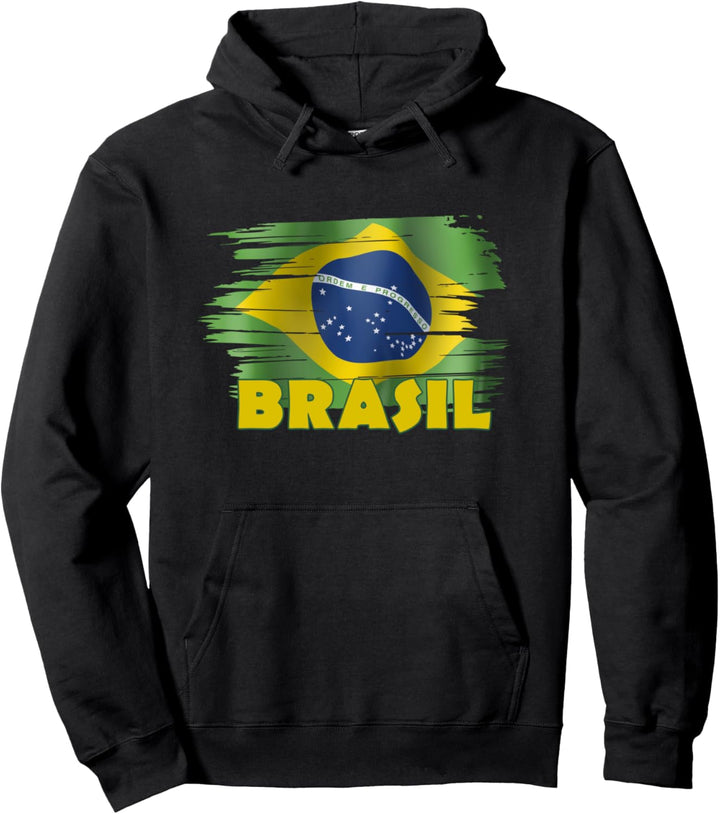 Fussball Brasil Brasilien Fussball Pullover Hoodie