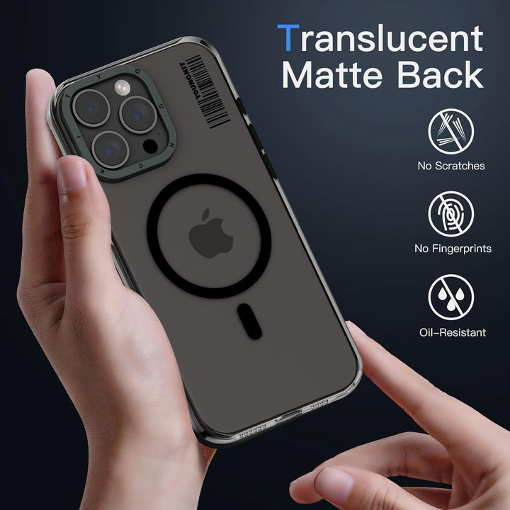 YOUNGKIT Schutzhülle für iPhone 15 Pro hülle丨kompatibel mit Magsafe丨 stossfest丨 Schutz in Militärqua