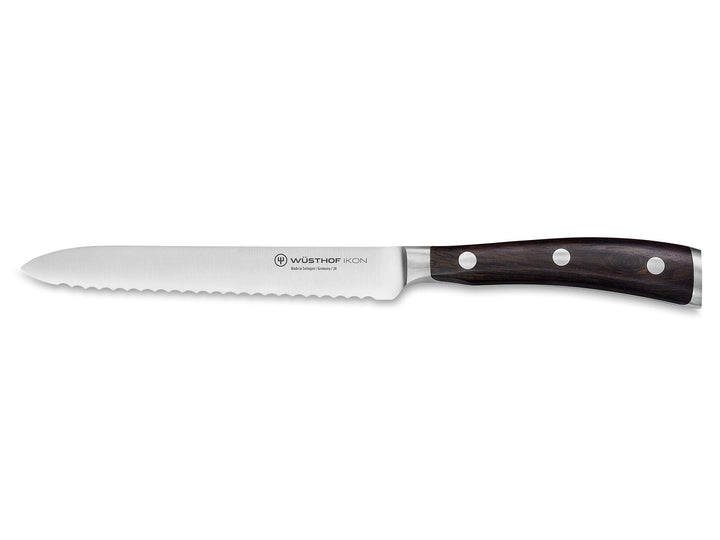 WÜSTHOF Ikon Aufschnittmesser 14 cm, Silber 14 cm Aufschnittmesser, 14 cm Aufschnittmesser