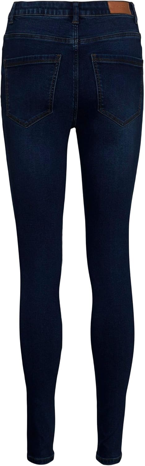 VERO MODA Female Skinny Jeans VMSOPHIA Hohe Taille Slim Fit Jeans XS / 34L Dark Blue Denim, XS / 34L