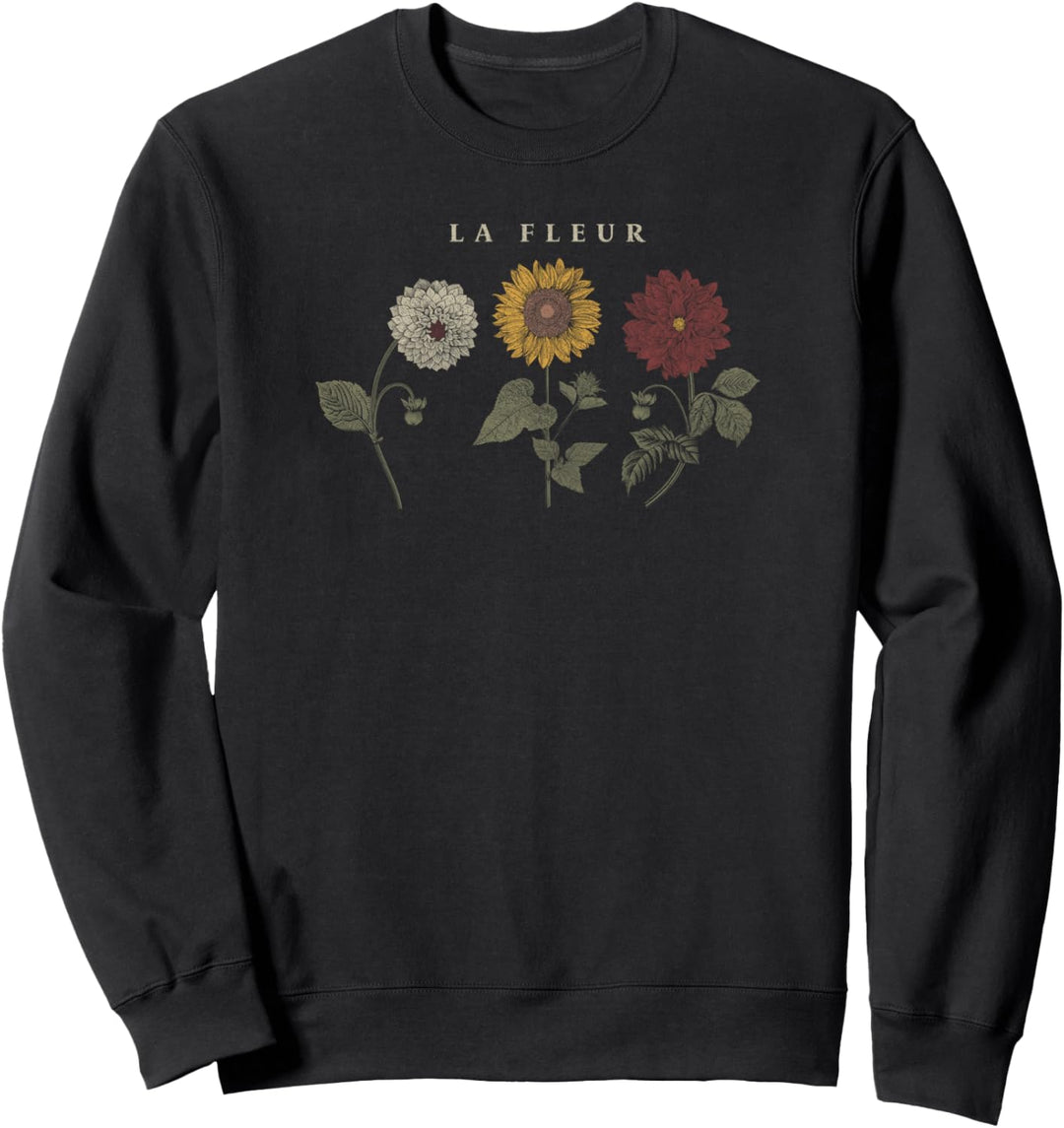 Trendy La Fleur Wildflowers Front & Back Sweatshirt