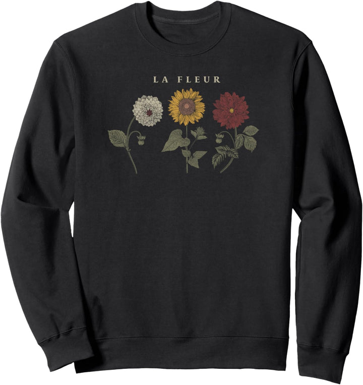 Trendy La Fleur Wildflowers Front & Back Sweatshirt