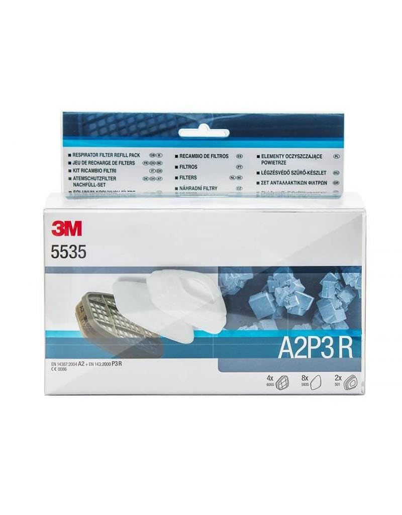 3M 5535 Nachfüll Set A2P3, STUK Single, Single