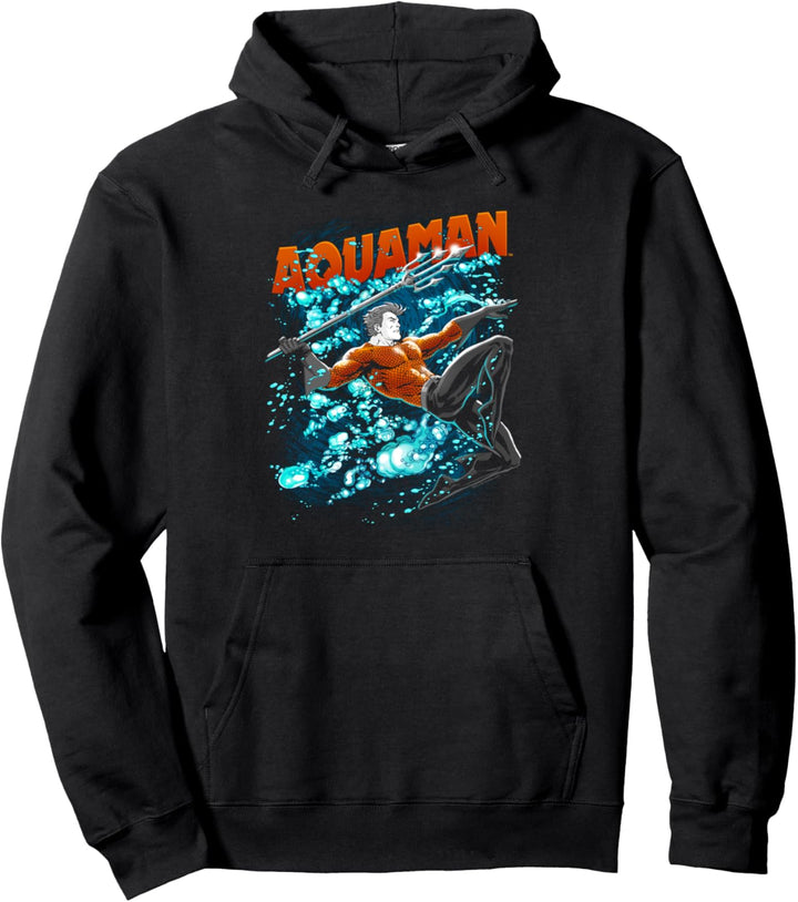 Aquaman Bubbles Pullover Hoodie