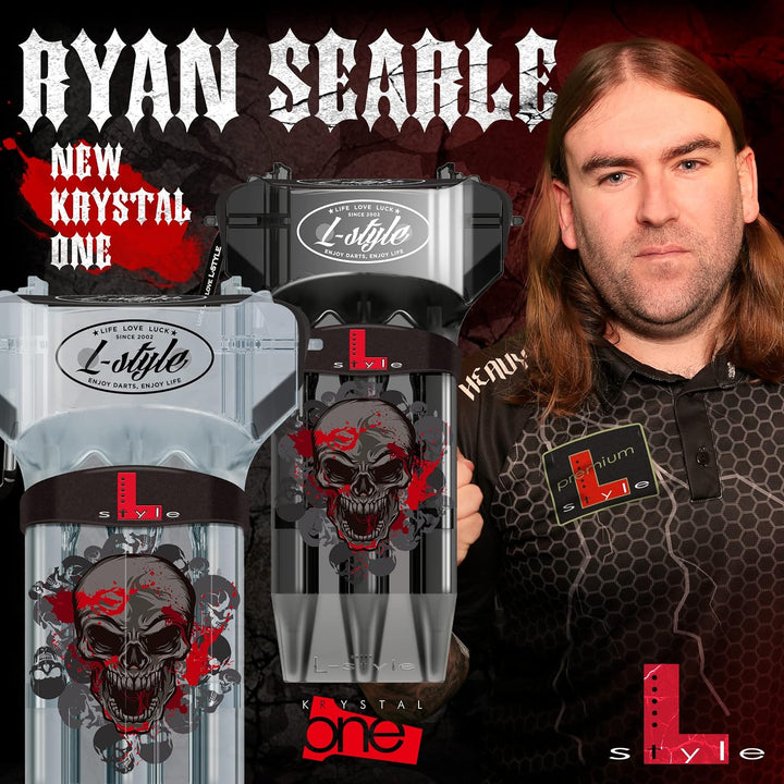 L-Style Krystal One Chief Skull Clear Black