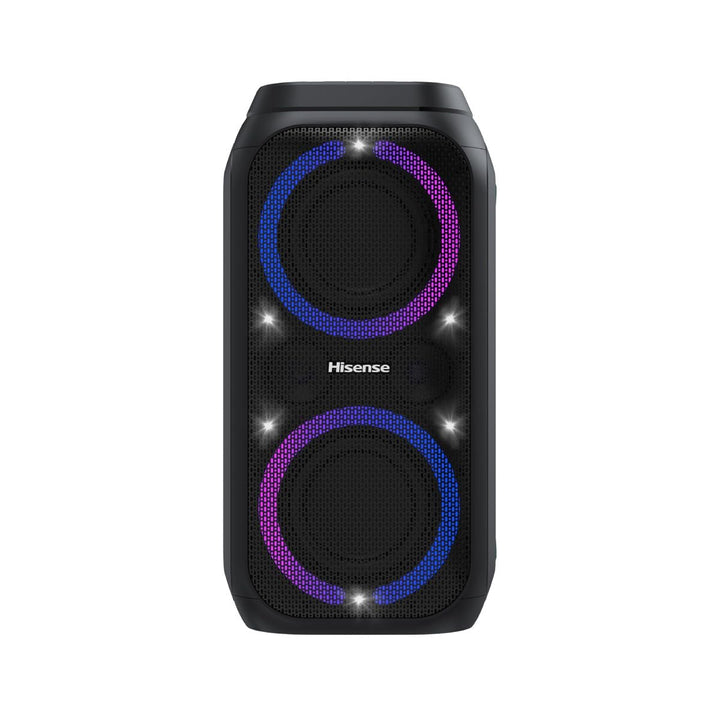 Hisense Party Rocket 160, 160 W Max Audio Power, 12 Hours Battery Life, TWS Pair Play, Karaoke Mode,