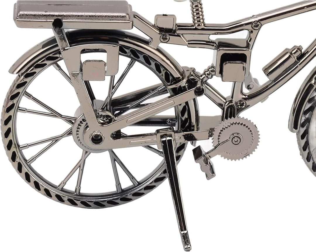 JTLB Fahrrad-Schreibtischuhr – Klassische Vintage Retro altmodische dekorative Metall-Antik-Fahrrad-