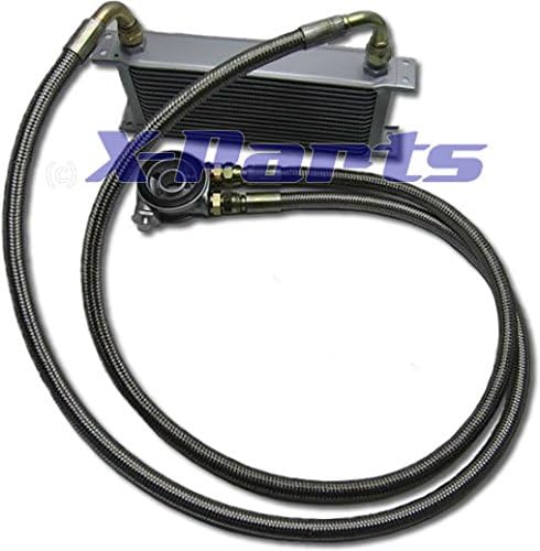 Oil Connection Set Thermostat Steel Flex All Car Universal 3/4"NEW