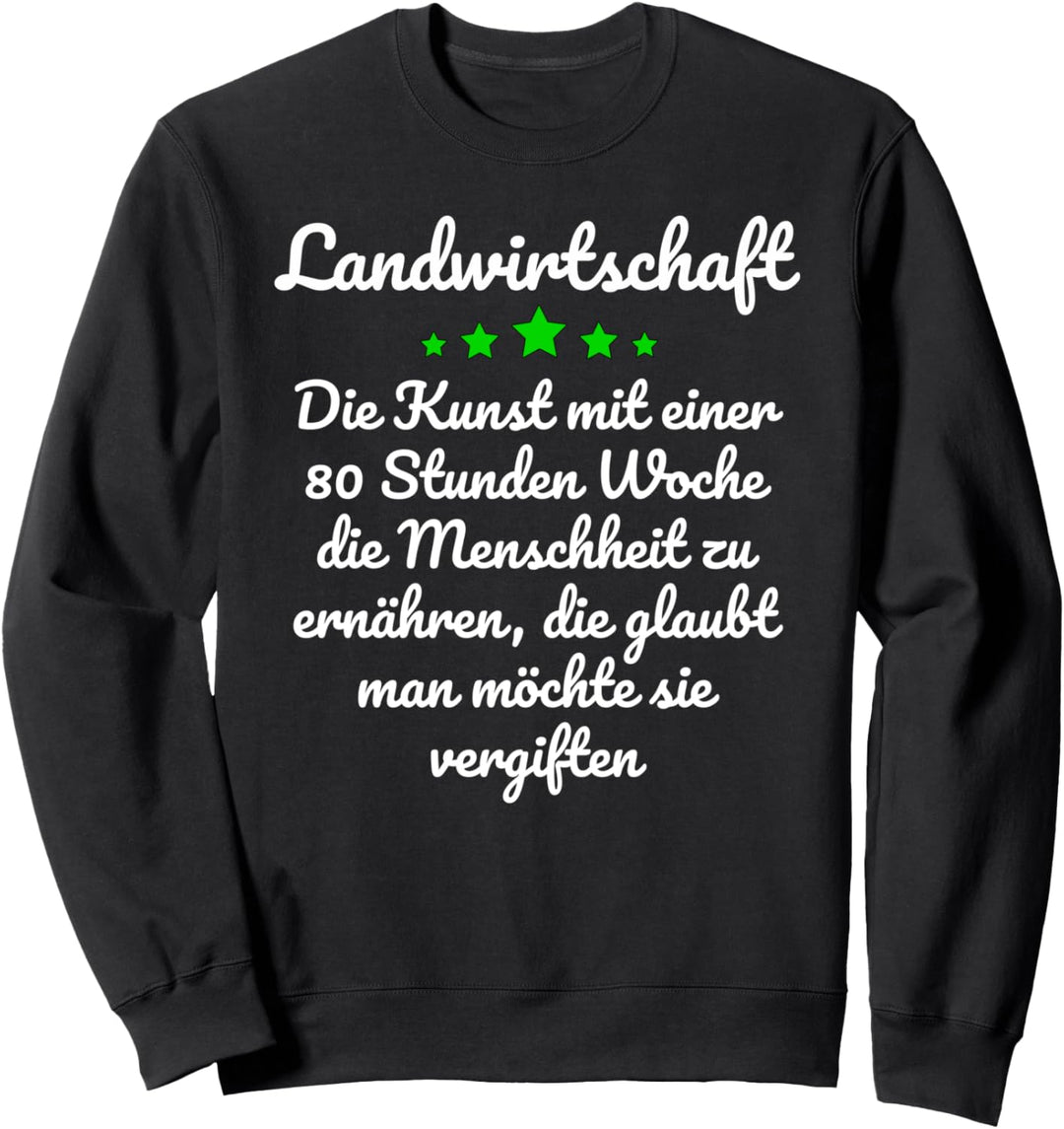 Definition Landwirtschaft Menschheit ernähren Landwirtschaft Sweatshirt