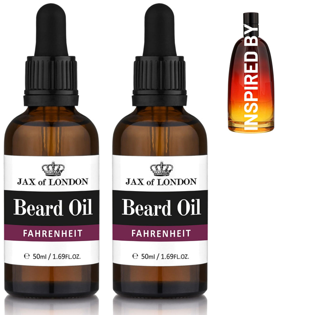 Inspired Beard Oil – Duftendes Aftershave-Bartöl für Bartwachstum und Konditionierung (Fahrenheit, 2