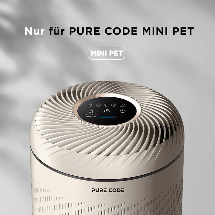 PURE CODE H13 HEPA Filter gegen 99,97% Gerüche Partikel Staub Rauch Pollen Tierhaare, Ersatzfilter A