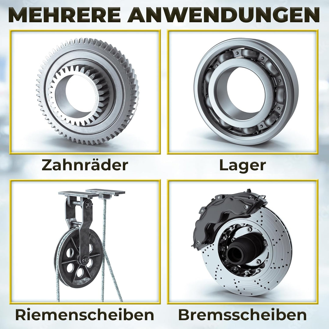 EffektWerk – 3-Backen-Zahnradabzieher – 6 Zoll / 15 cm – Radlager-Entfernungsset für feste Riemensch