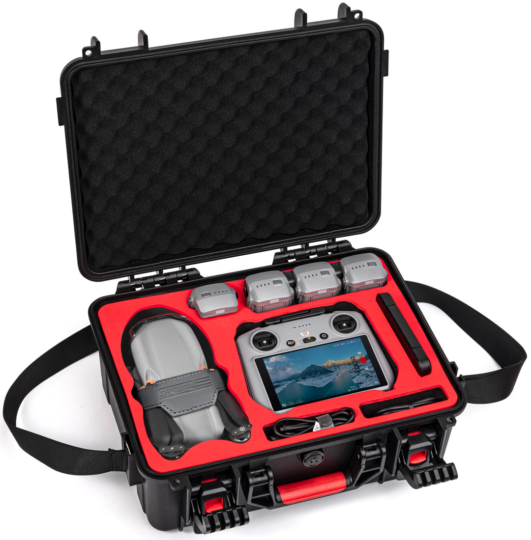 STARTRC Air 3S Koffer, wasserdichter Hartschalen Koffer für DJI Air 3S Fly More Combo, kompatibel fü