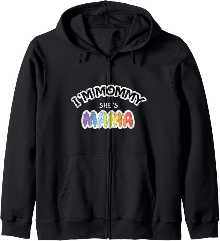 Im Mommy Shes Mama Lesbian Pride Parade LGBT Kapuzenjacke