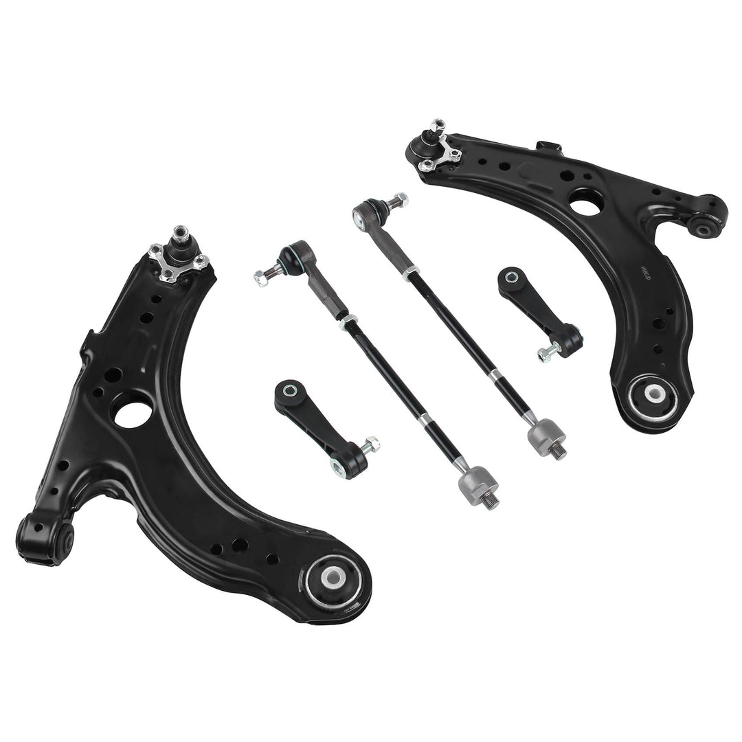 DOCAS 6 Stück Reparatursatz, Querlenkersatz,Querlenker 1J0407151A,1J0407151B,1J0407151C für A3 8L VW