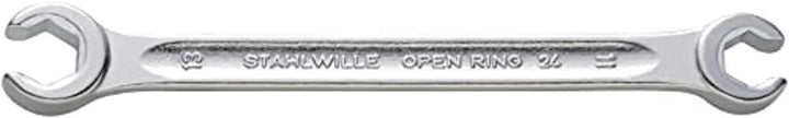 Stahlwille 24 10 X 11 Doppelringschlüssel "24" 10x11mm offen, Silber 10 x 11 mm Silber, 10 x 11 mm S