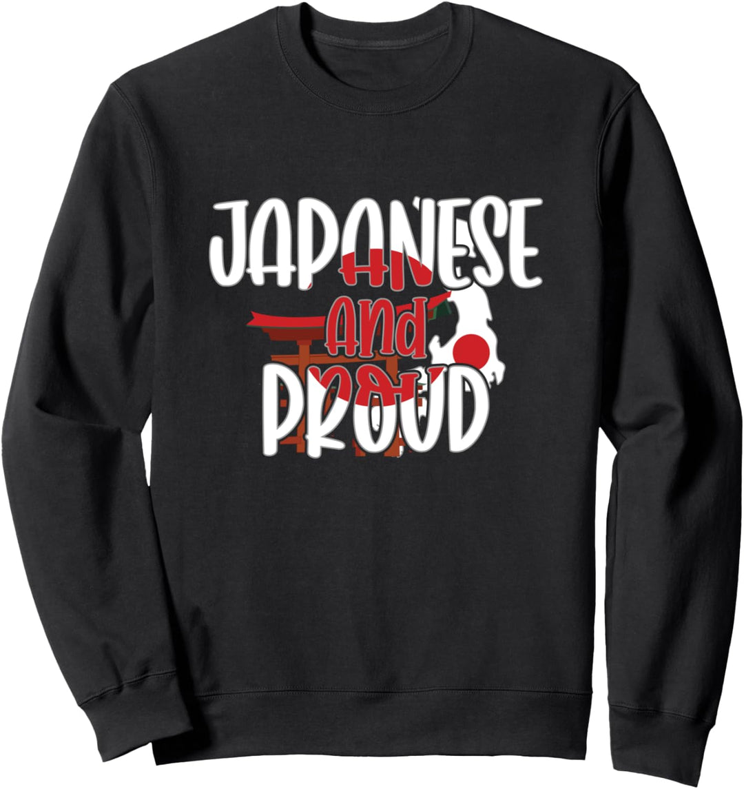 Japanisch und Stolz - Japanische Flagge Stolz Sweatshirt