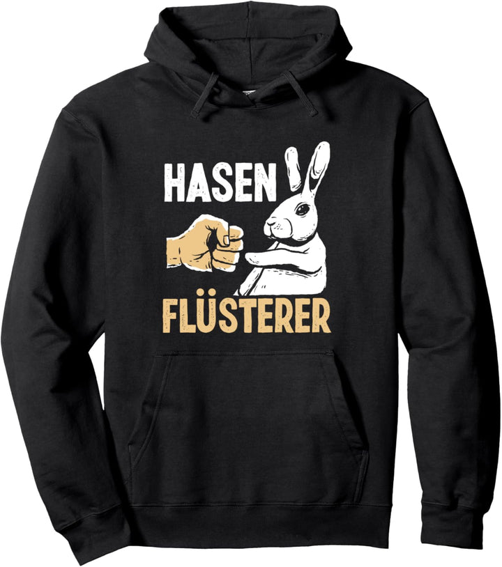 Lustiges Hasen Flüsterer Pullover Hoodie