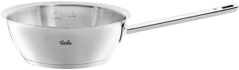 Fissler Original-Profi Collection/Edelstahl-Sauteuse (1,9 L, Ø 20 cm) mit Schüttrand und Innenskalie