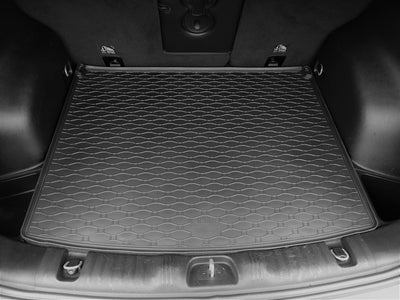 Passgenaue Kofferraumwanne und Gummifussmatten geeignet für Jeep Compass ab 2017 + Gurtschoner