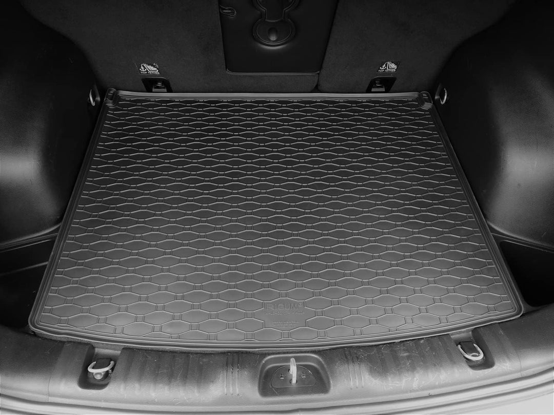 Stylisches Gummi- und Kofferraumwanne Set geeignet für Jeep Compass PHEV ab 2017 - Schützen und Aufw