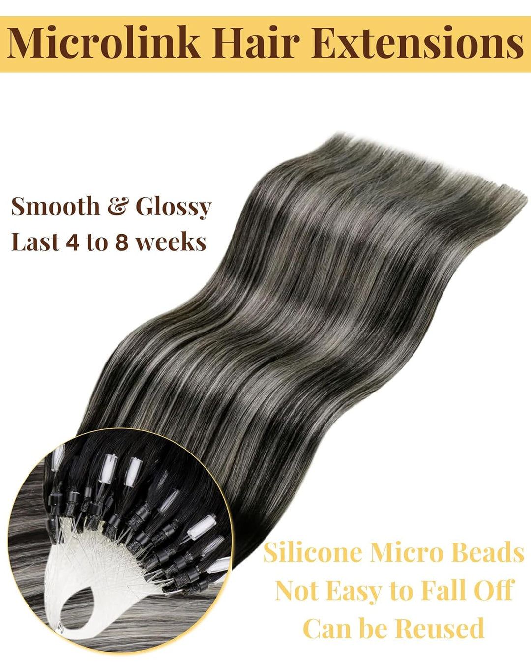 Hetto Microring Extensions Echthaar Balayage Microring Echthaar Extensions Remy Micro Ring Haarverla