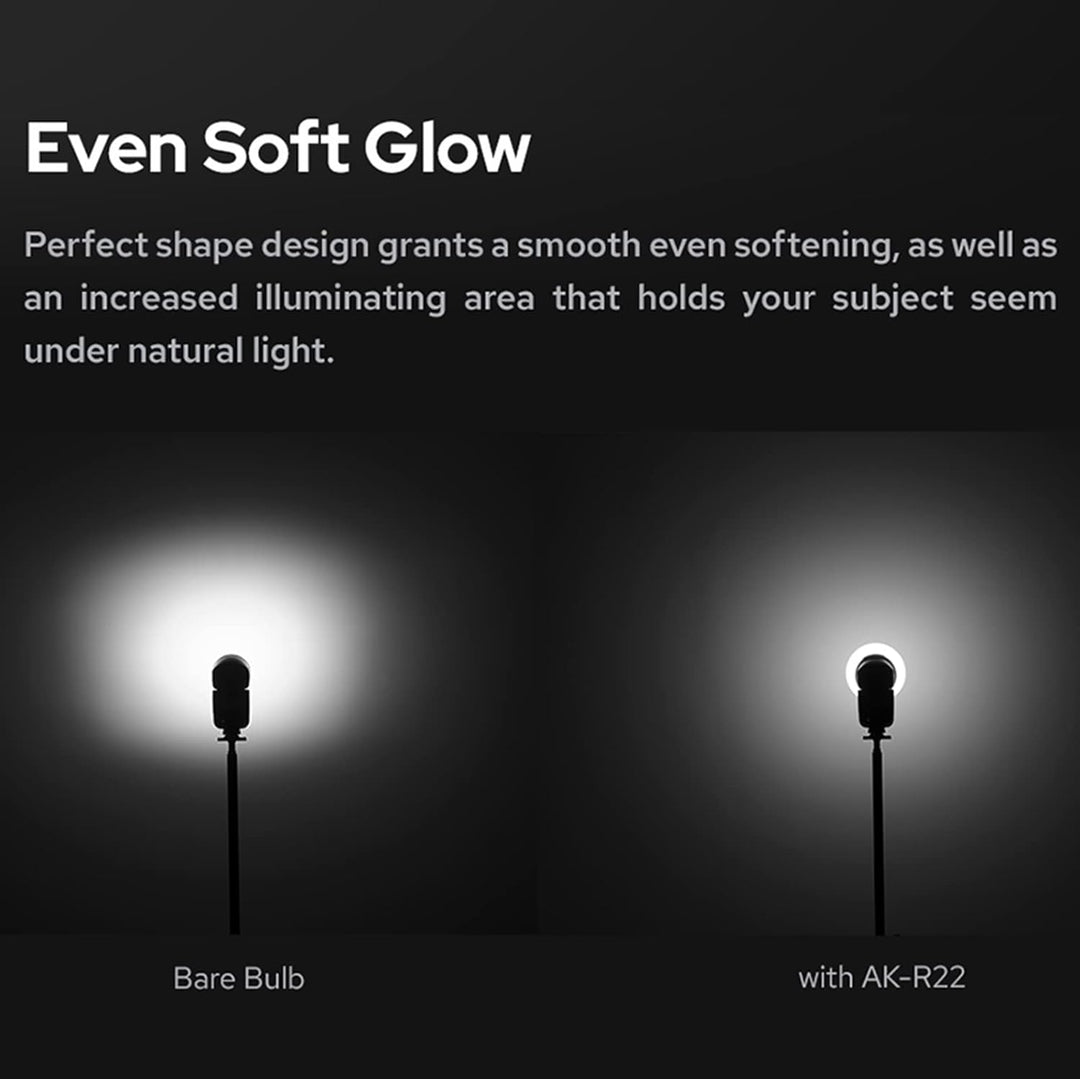 Godox AK-R22 Diffusion Dome, Collapsible Light Modifie, für Godox AD100PRO, Godox AD200 Godox AD200P