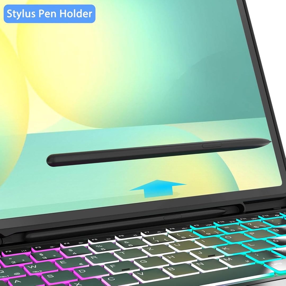 für Samsung Tablet S10 FE+ Plus Tastatur QWERTZ Deutsches : DEX-Modus mit einem Klick, 2 drahtlose K