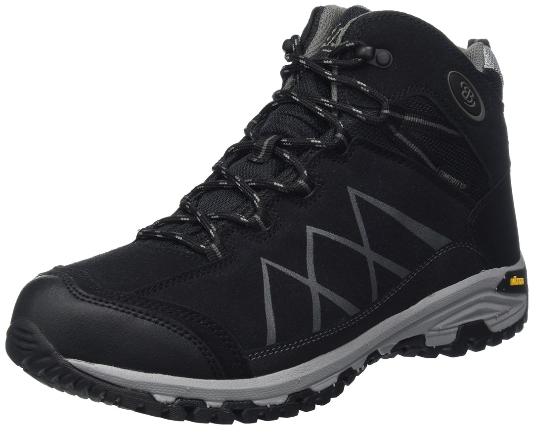 Brütting Unisex Kansas High Traillaufschuhe 46 EU Schwarz Anthrazit, 46 EU Schwarz Anthrazit