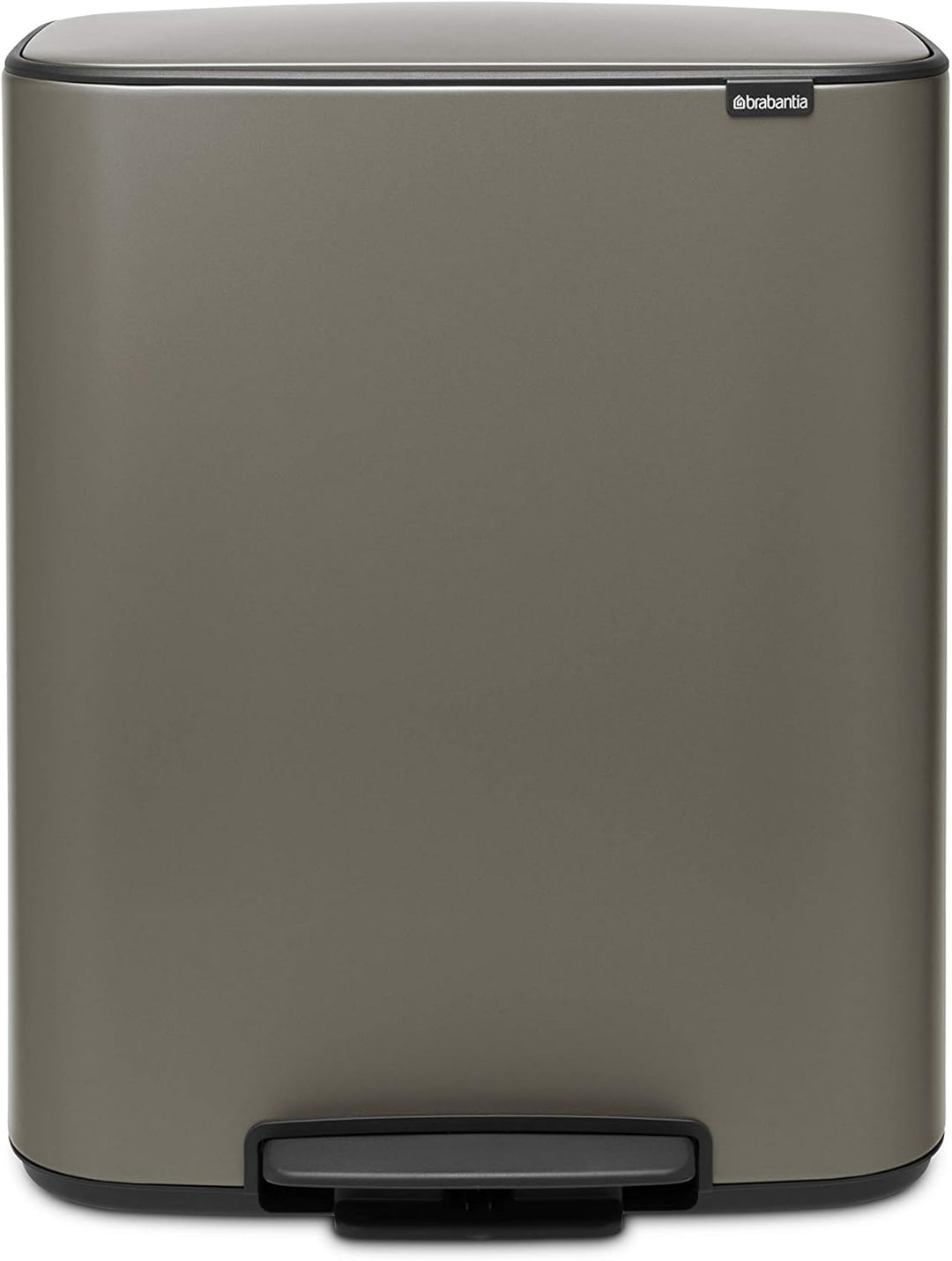 Brabantia 211546 Treteimer Bo, 2 x 30L, Platin 2 Inneneimer (2 x 30L) Platinum, 2 Inneneimer (2 x 30