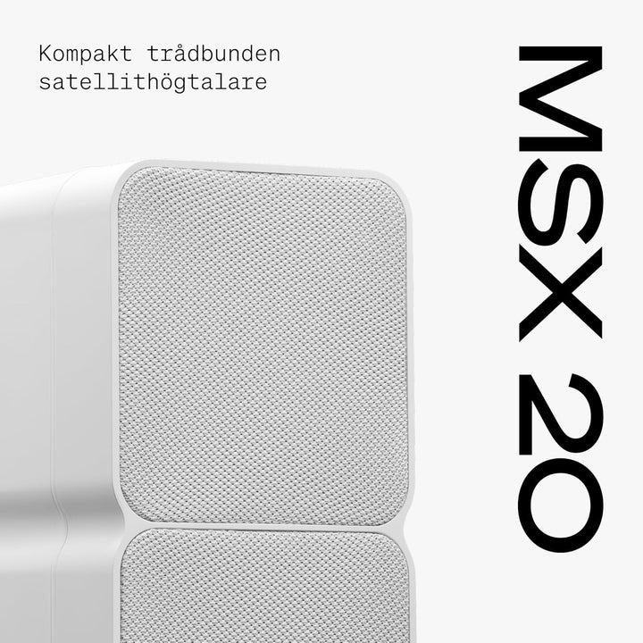 Cambridge Audio MSX 20 – Ultra-kompakte kabelgebundene Satellitenlautsprecher für Regal/Desktop, Sur