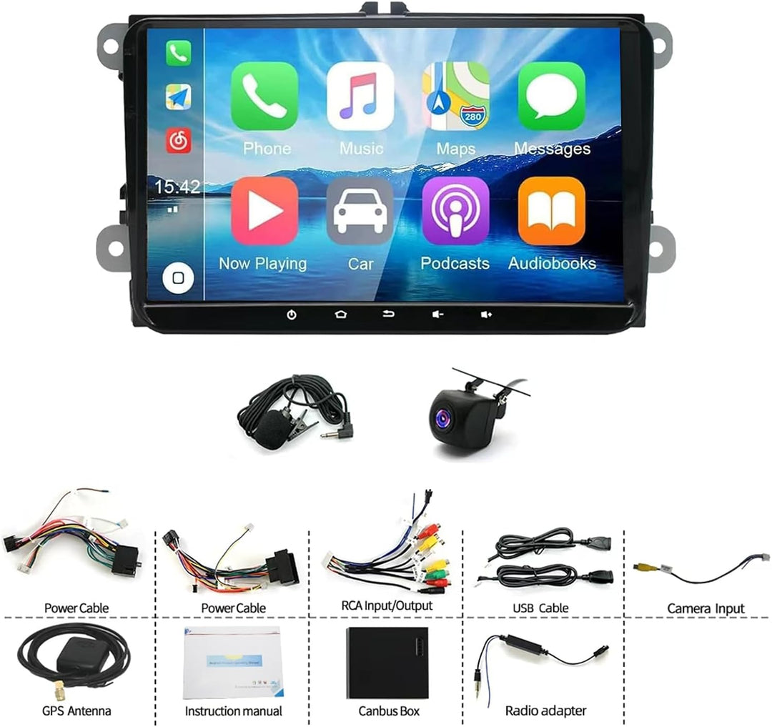 9 Zoll Touchscreen Android 13 Autoradio für Skoda Fabia 2007-2014 2+32G | 2 Din Radio für Fabia Auto