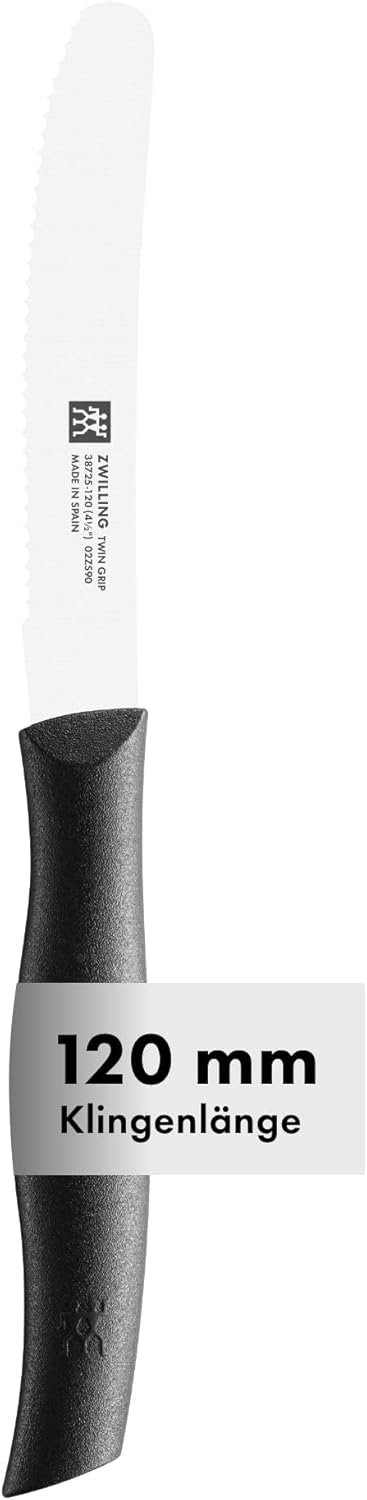 ZWILLING Twin Grip Messer-Set, 6-teilig, Frühstücksmesser, Klingenlänge: 12 cm, Rostfreier Spezialst