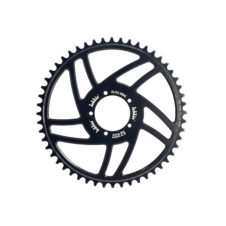 windmeile | Lekkie Bling Ring Kettenblatt, 52T, für Bafang BBS01 und BBS02, Kettenring, Chain Ring,
