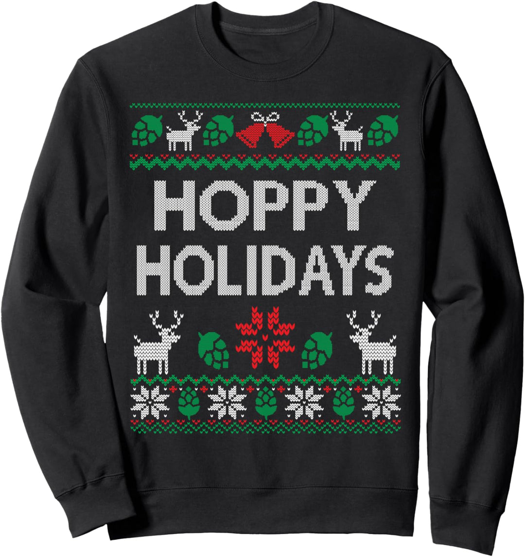 Hoppy Holidays | Bier hässliche Weihnachten Ugly Christmas Sweatshirt