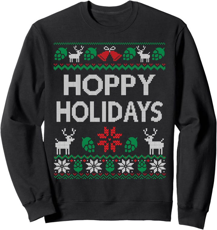 Hoppy Holidays | Bier hässliche Weihnachten Ugly Christmas Sweatshirt