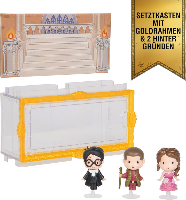 Harry Potter - Micro Magical Moments Sammelfiguren Multipack "Weihnachtsball" mit Harry, Hermine und